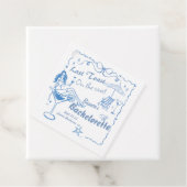 海岸でハンドドローされた最後のトーストバチェロレッテ フェイバータグ (インサイチュ)