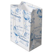 海岸でハンドドローされた最後のトーストバチェロレッテ ミディアムペーパーバッグ (裏面アングル)