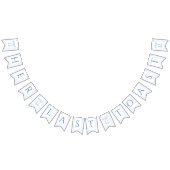 海岸で彼女の最後のトースト バンティングフラッグ (全)