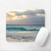 海岸で衝突する波 マウスパッド (マウス)
