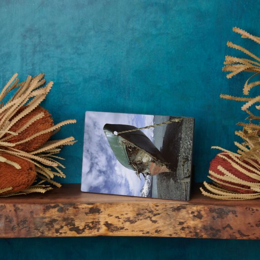 海岸で難破する フォトプラーク (側面)