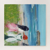 海岸で ジグソーパズル (横)