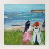 海岸で ジグソーパズル (縦)