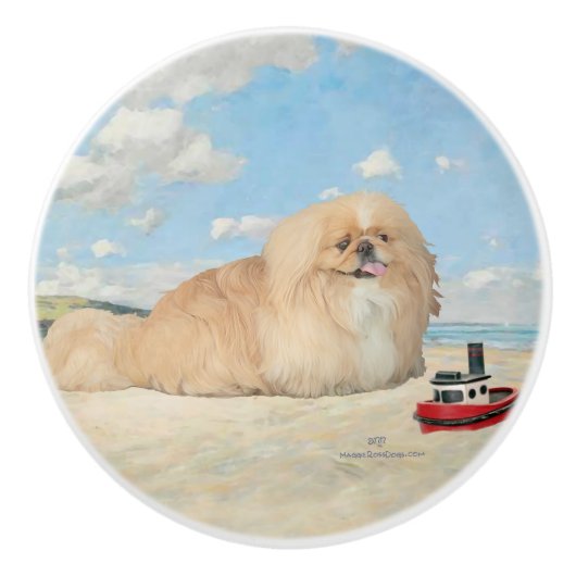 海岸で セラミックノブ (正面)