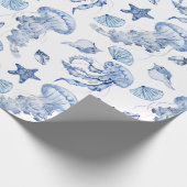 海岸で ラッピングペーパー (角)