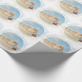 海岸で ラッピングペーパー (角)