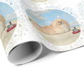 海岸で ラッピングペーパー (ロールコーナー)