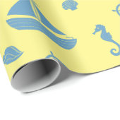 海岸と航海の ラッピングペーパー (ロールコーナー)