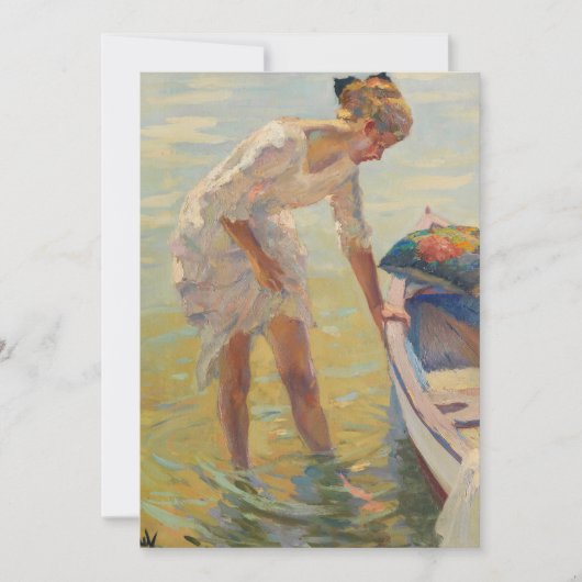 海岸にて | エドワード・キュケル (正面)