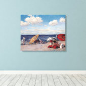 海岸にて キャンバスプリント (インサイチュ (ウッドフロア))