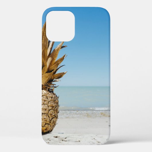 海岸に生えるパイナップルの茶色の果実 Case-Mate iPhoneケース (裏面)
