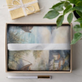 海岸に2つのrawbotsのパステルのコストビューで 薄葉紙 (ギフト)