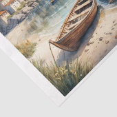 海岸に2つのrawbotsのパステルのコストビューで 薄葉紙 (詳細)