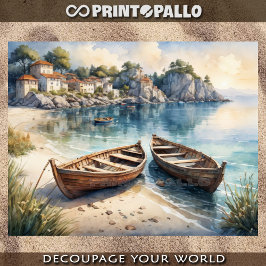 海岸に2つのrawbotsのパステルのコストビューで 薄葉紙