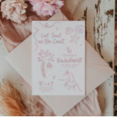 海岸のお洒落inviで手引きトーストのトースト 招待状