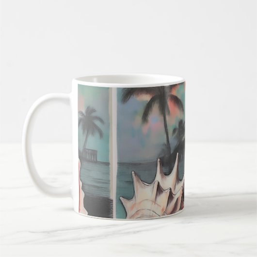 海岸のささやき コーヒーマグカップ (左)
