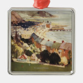 海岸のイギリスの鉄道ポスターのアンテナ メタルオーナメント (正面)