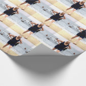 海岸のウィンストン・チャーチル ラッピングペーパー (角)