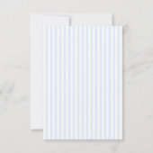 海岸のウェディングトースト 貝殻 ブライダルシャワー サンキューカード (裏面)