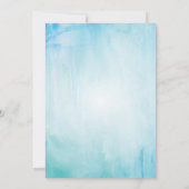 海岸のウェディング招待状 招待状 (裏面)