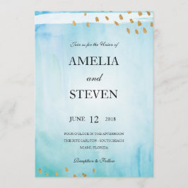 海岸のウェディング招待状 招待状