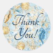 海岸のエレガンス | 現代のサンゴ礁 お礼 ラウンドシール (正面)