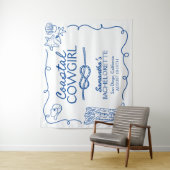 海岸のカウガール独身最後の週末パーティー タペストリー (インサイチュ)