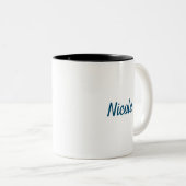 海岸のカウガール独身最後の週末 ツートーンマグカップ (正面右)