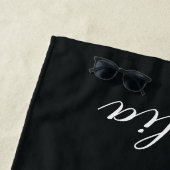 海岸のカウガール・ナウチカル・バチェロレッテ・パーティー ビーチタオル (インサイチュ)