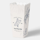 海岸のカウガール・バチェロレッテパーティーの景品ボックス フェイバーボックス (正面)