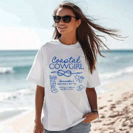 海岸のカウガール・バチェロレッテ・ウィークエンド・パーティ Tシャツ