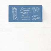 海岸のカウガール・バチェロレッテ・パーティー・ウィークエンド 横断幕 (インサイチュ)