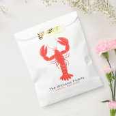 海岸のカニの夏の航海招待状 フェイバーバッグ (封をした状態)