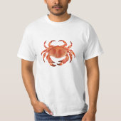 海岸のカニ甲殻類 Tシャツ (正面)