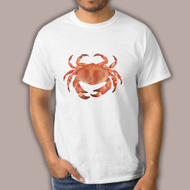 海岸のカニ甲殻類 Tシャツ