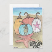 海岸のカボチャ シーズンカード (正面/裏面)