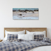 海岸のカモメ キャンバスプリント (インサイチュ (寝室))