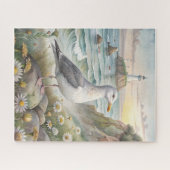 海岸のカモメ ジグソーパズル (横)