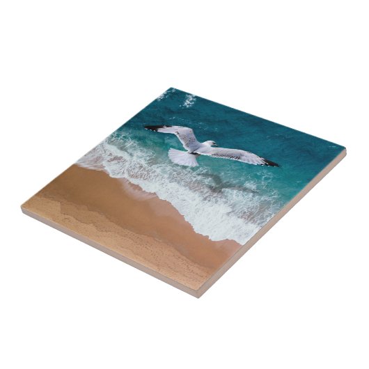 海岸のカモメ タイル (側面)