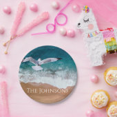 海岸のカモメ ペーパープレート (パーティー)