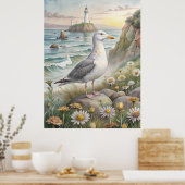 海岸のカモメ ポスター (キッチン)