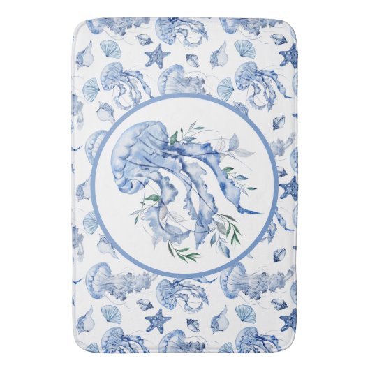 海岸のクラゲ バスマット (正面縦)