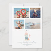 海岸のクリスマス　シーサイドフォトカード (正面)