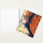 海岸のクレバスの先端の光 プランナー手帳 (ディスプレー)