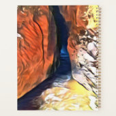 海岸のクレバスの先端の光 プランナー手帳 (裏面)