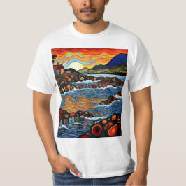 海岸のコテージ Tシャツ