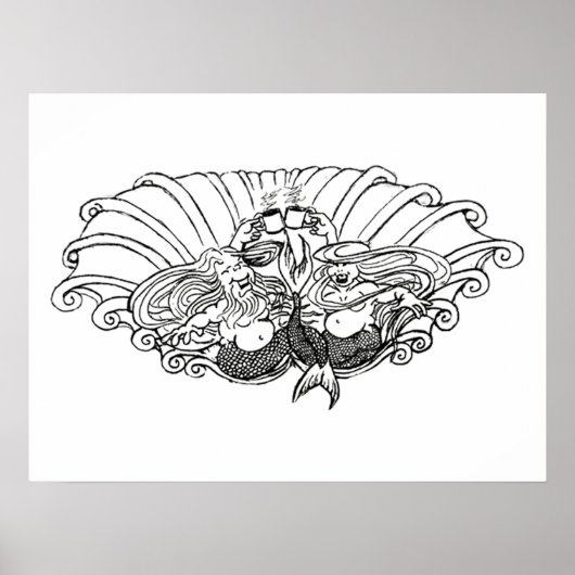 海岸のコーヒー ポスター (正面)