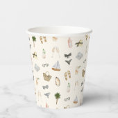 海岸のサマーゲートウェイ 紙コップ (裏面)