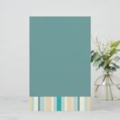 海岸のストライプ模様 便箋 (スタンド正面)