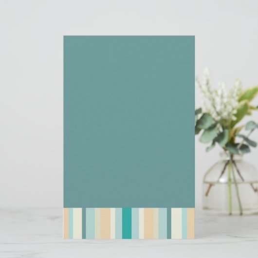 海岸のストライプ模様 便箋 (スタンド正面)